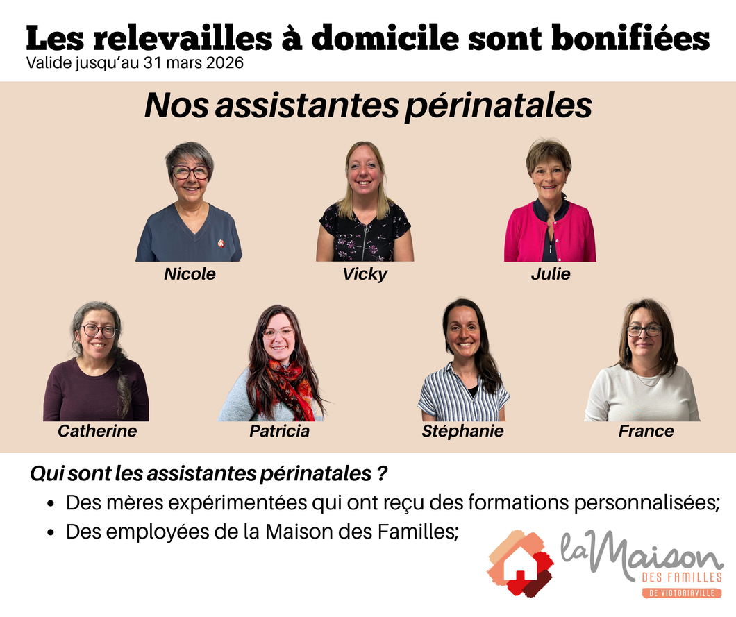 Relevailles à domicile